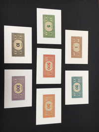 Vintage Monopoly Card - Hand Made £50/$50