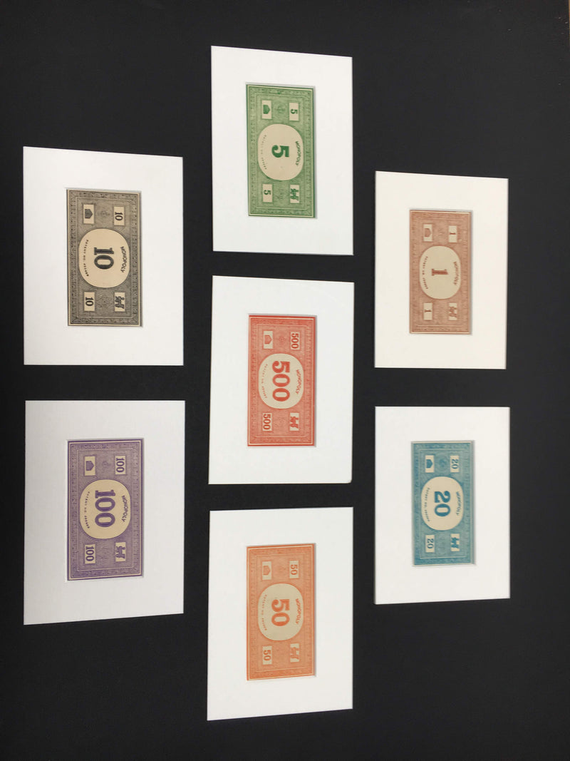 Vintage Monopoly Card - Hand Made £100/$100