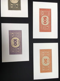 Vintage Monopoly Cards - Hand Made