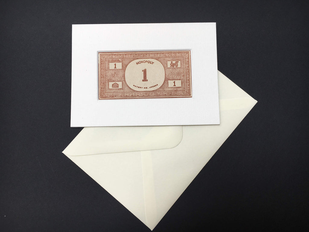 Vintage Monopoly Card - Hand Made £1/$1