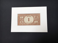 Vintage Monopoly Card - Hand Made £1/$1
