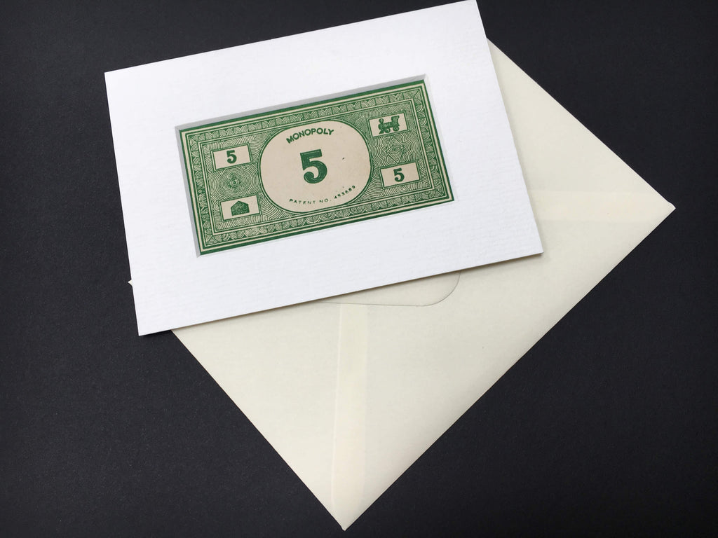 Vintage Monopoly Card - Hand Made £5/$5