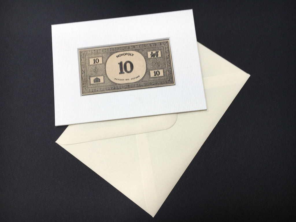 Vintage Monopoly Card - Hand Made £10/$10