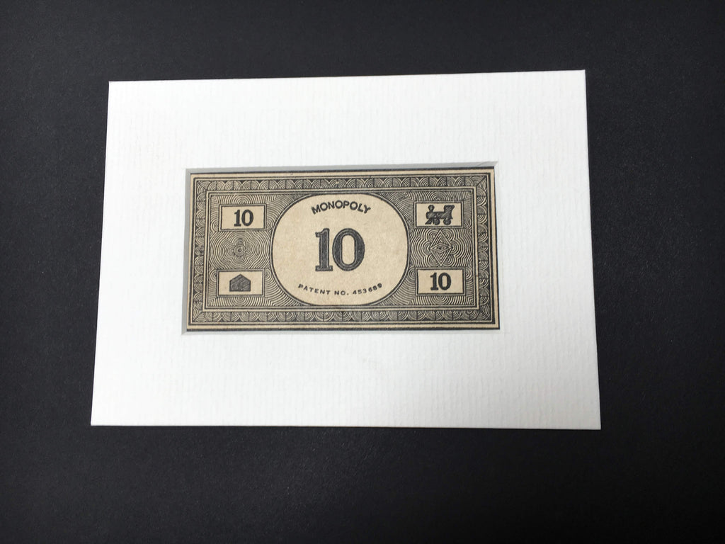 Vintage Monopoly Card - Hand Made £10/$10