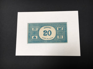 Vintage Monopoly Card - Hand Made £20/$20