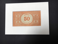 Vintage Monopoly Card - Hand Made £50/$50